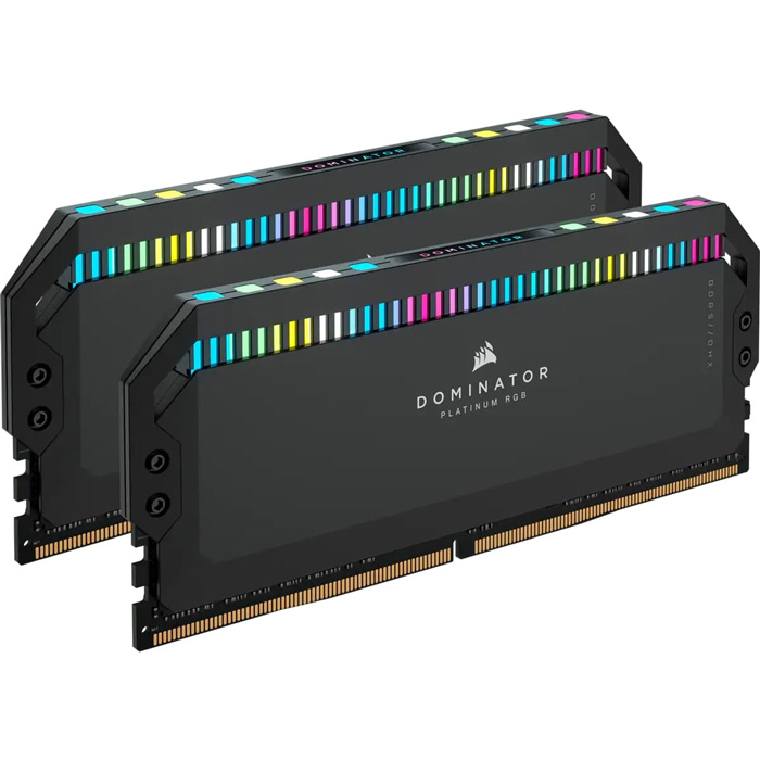 RAM Corsair DOMINATOR PLATINUM RGB 64GB (2x32GB) DDR5 5600MHz Black (CMT64GX5M2B5600C40)1