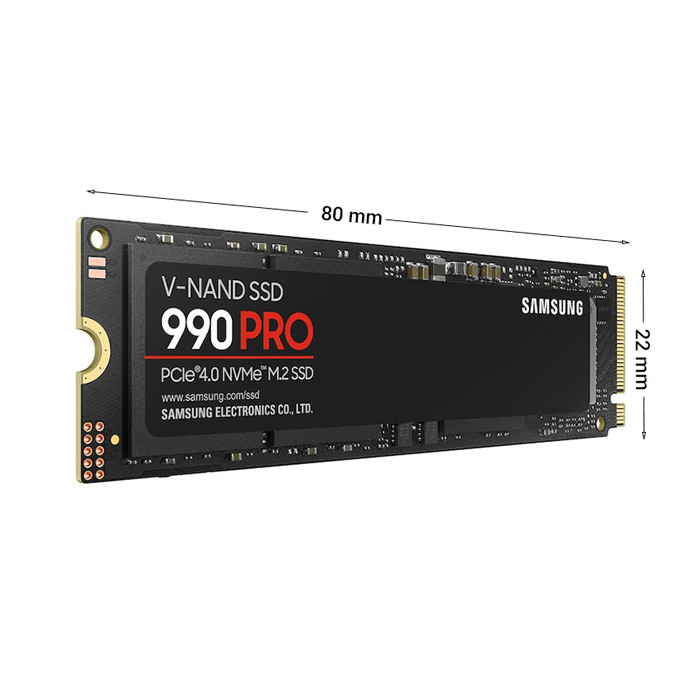 Ổ cứng SSD Samsung 990 PRO 1TB M.2 NVMe M.2 2280 PCIe Gen4.0 x4 MZ-V9P1T0BW1