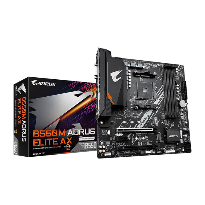 Mainboard Gigabyte B550M AORUS ELITE AX (Wifi+Bluetooth)1